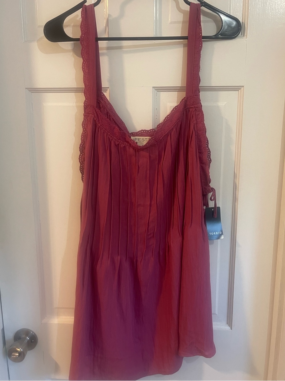 Torrid Festi Square Neck Tie Side Tank